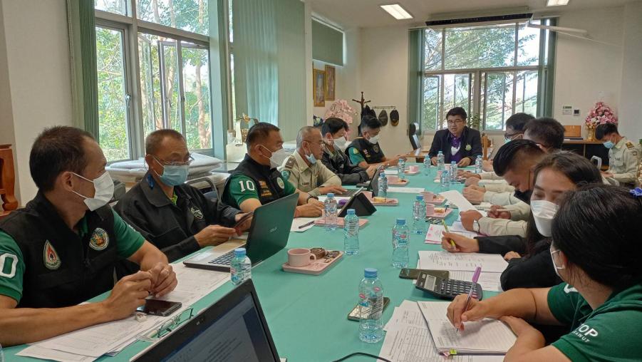 การประชุมหน่วยงานในสังกัด ทส. เพื่อเตรียมความพร้อมการป้องกันและแก้ไขปัญหาหมอกควันไฟป่า จังหวัดน่าน พ.ศ. 2565